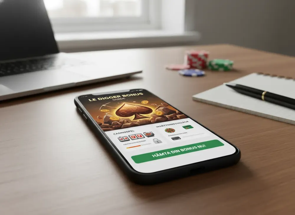 Le digger bonus guide för casinospel och insättningsvillkor