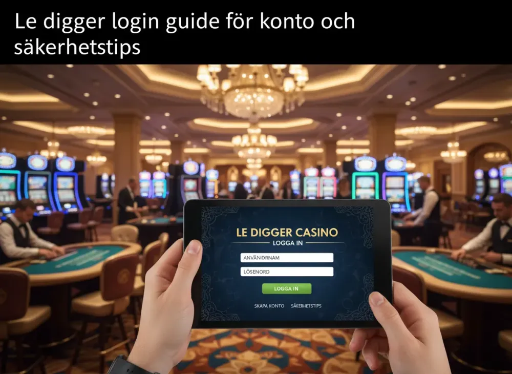 Le digger login guide för konto och säkerhetstips