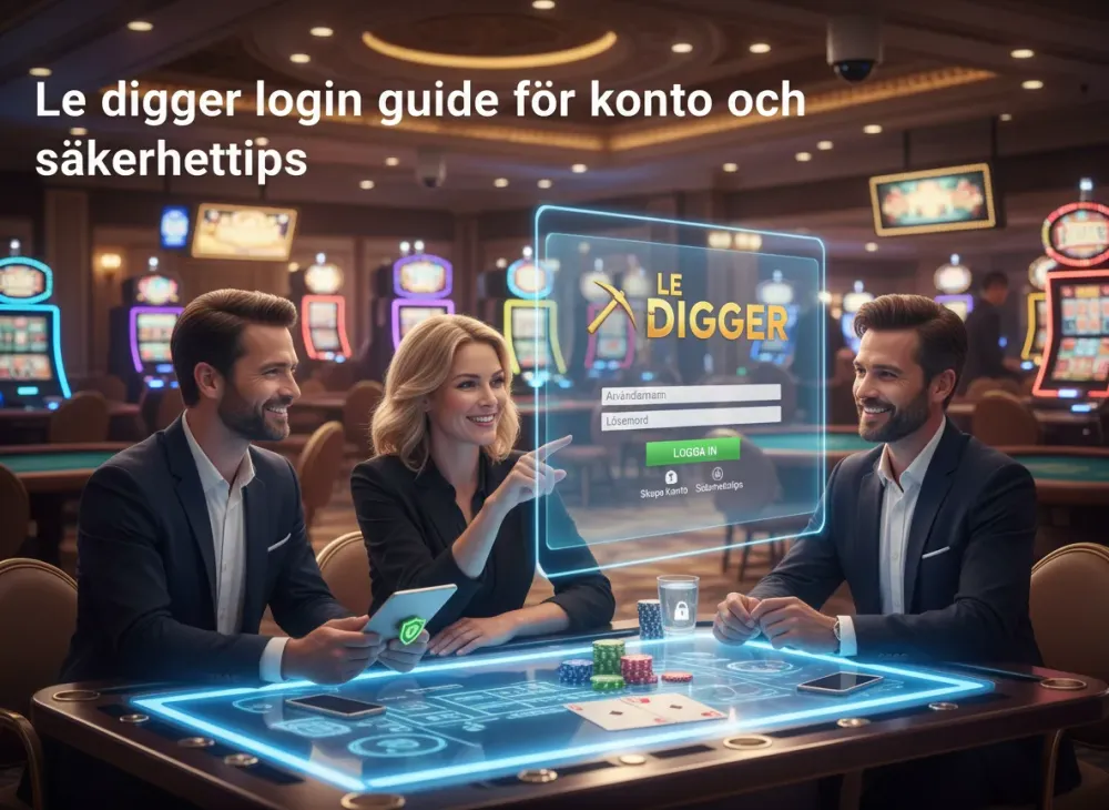 Le digger login guide för konto och säkerhetstips